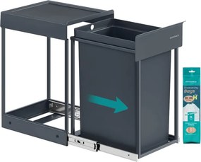 Výsuvný odpadkový kôš do kuchynskej skrinky LTB920GZ01