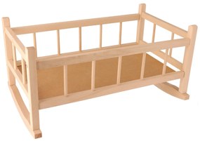 ATMOWOOD Drevená kolíska pre bábiky