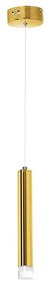 LED Luster na lanku GOLDIE 1xLED/5W/230V zlatá