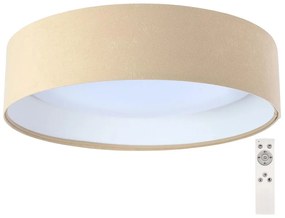 LED Stmievateľné stropné svietidlo SMART GALAXY LED/24W/230V béžová/biela + DO