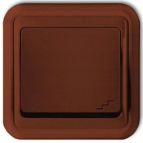 L 4WPT-3 schodiskový vypínač Liza hnedý