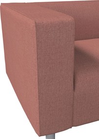 Poťah na sedačku Klippan (pre 2 osoby) farba produktu hnedá látka zapletaná