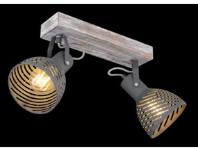 Globo 54661-2 - Bodové svietidlo MORI 2xE27/40W/230V