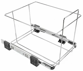Vstavaný kôš na triedený odpad s rámom 12+12+12 l, sivá