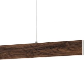 Eglo 39346 - LED závesný luster CLIMENE LED/17W/230V + LED/4,2W orech