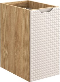 Comad Doplnková kúpeľňová skrinka nízka Luxor Beige 30 béžová/dub olejovaný