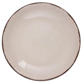 Jedálenská súprava 18 ks béžová/porcelán
