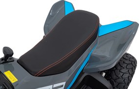 Ramiz McLaren Racing MCL 35 detská štvorkolka šedá + diaľkové ovládanie + pomalý štart + EVA + LED audio