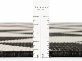 Ted Baker, Kusový koberec Ted Baker Haringey 106378 Black White, 200x300, čiernobiela, chodba / predsieň