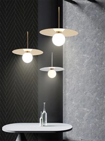 Toolight - Stropné svietidlo Glamour G9 60W APP939-1CP, zlatá-biela, OSW-09659