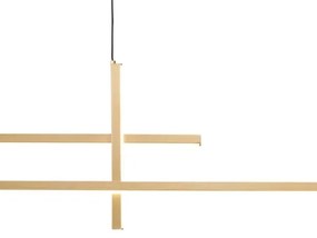 Zuma Line 22008P-BK/GD - LED Luster na lanku EDGE LED/42W/230V 3000/4000/6000K