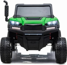 LEAN CARS Batériové vozidlo A730-2 Zelená a čierna 24V