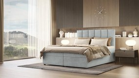 Hotelová posteľ DELTA 1 - 160x200, svetlo šedá