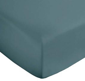 Zelenomodrá napínacia plachta z bavlneného saténu 150x200 cm Cotton Sateen – Bianca