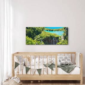 Obraz - Vodopády (120x50 cm)