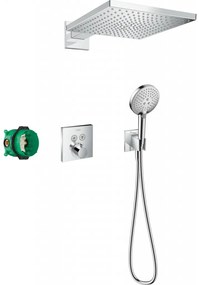 Hansgrohe Raindance E - Sprchový systém 300 1jet s termostatom ShowerSelect Square, chróm 27952000