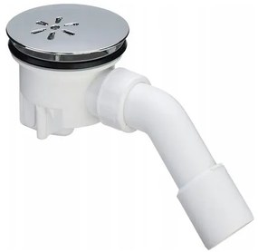 Viega Tempoplex, sifón pre sprchové vaničky s priemerom 90 mm 6956EX, chrómová, 364786
