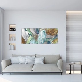 Obraz - Abstraktné maľba postavy (120x50 cm)