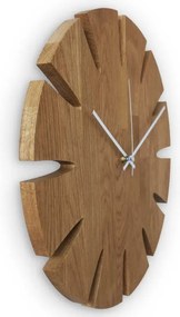 Drevené hodiny luxusný dizajn s prírodným spracovaním | SENTOP MAS014-AMBER