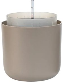 Plastia Samozavlažovací kvetináč Tolita Air hnedý, priemer 19 cm, pr. 19 cm