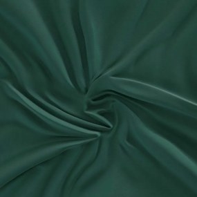 Kvalitex Saténové prestieradlo s gumou tmavozelená, 140 x 200 cm