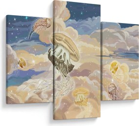 Obraz - Nebeské medúzy (90x60 cm)