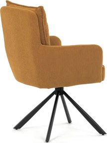 Jedálenská stolička žltá HC-X1128 YEL2