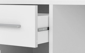 ROHOVÝ PISACÍ STÔL TITO BIELY