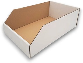 KARTON PAK Úložné boxy na oblečenie, organizéry do skrine BIELY KARTÓN 30 x 47 cm