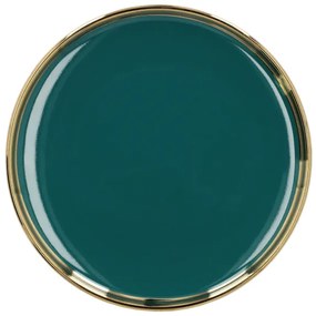 Šálka SINNES s podšálkou, smaragdová  ALL 978054