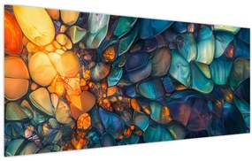 Obraz - Sklenená mozaika (120x50 cm)