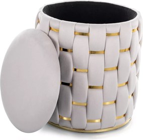 SI Tiara Velvet taburetka svetlo béžová