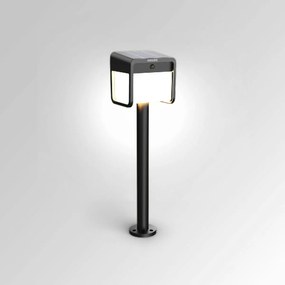 Philips Ezra UltraEfficient Solar LED stĺpik sosenzorom čierny, 1,8 W, 250/25 lm, 3000 K
