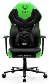 Herné kreslo Diablo X-Gamer 2.0 Normal Size čierno-zelené