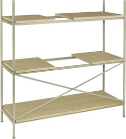 Regál v dekore duba v prírodnej farbe 105x170x40 cm Sukoya – Blomus