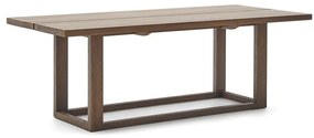 Jedálenský stôl z tíkového dreva v prírodnej farbe 100x220 cm Sashi – Kave Home