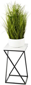 STOJAN NA KVETINÁČ LOFT7 40X24X24 CM ČIERNA/BIELA