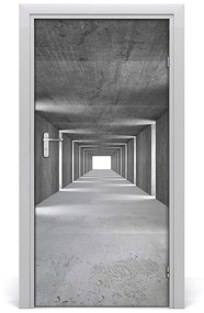 Samolepiace fototapety na dvere betónový tunel 85x205 cm