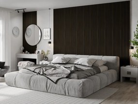 Mexen Lam-F, akustické stenové lamely 275 × 30 cm, plstený podklad 8 mm, technická dyha, eben kráľovský, S105-275307-3015-020