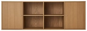 Nízka závesná komoda v dekore duba v prírodnej farbe 176x61 cm Mistral – Hammel Furniture