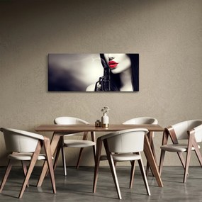 Obraz - Tajomná žena (120x50 cm)