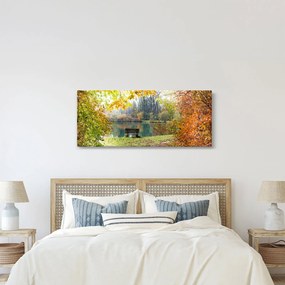 Obraz rybníka (120x50 cm)