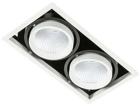 ITALUX LED podhľadové stropné svetlo VERTICO DOUBLE, 36W, teplá biela