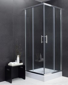 Sprchovací kút maxmax MEXEN RIO transparent - 90x90 cm, 860-090-090-01-00