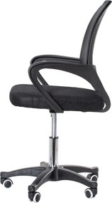 Čierna kancelárska stolička JETTA
