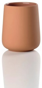 Oranžový kameninový téglik na zubné kefky Nova One – Zone