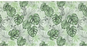 Kúpelňová penová rohož 266C Monstera
