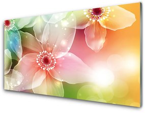 Obraz na akrylátovom skle Kvet rastlina príroda umenie 100x50 cm