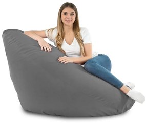 Sedací vak DROP XXL oceľový