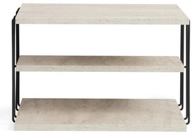 Odkladací stolík Lifon Black Travertine